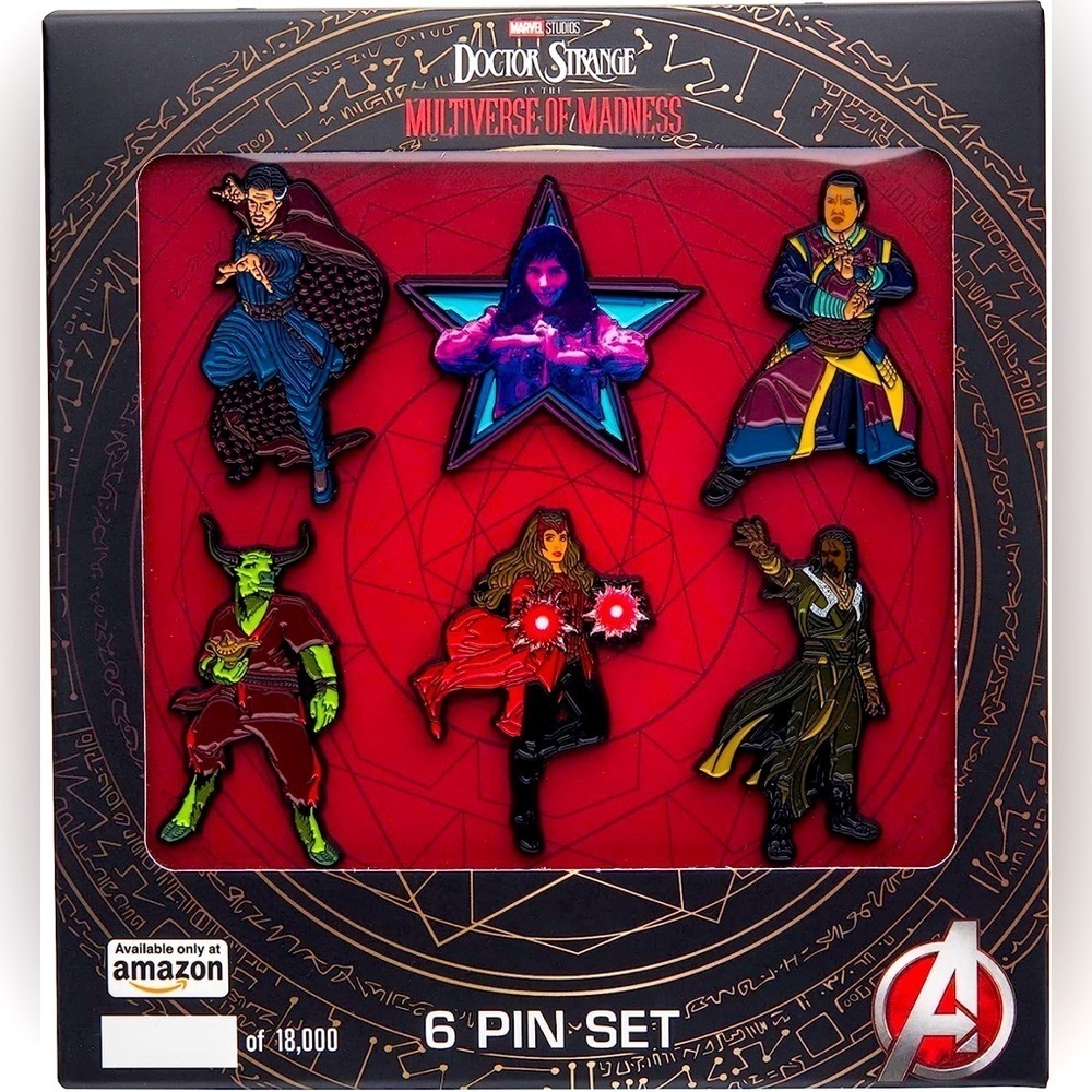 Marvel Doctor Strange Multiverse of Madness Enamel Pins Gift NWT Marvel Universe